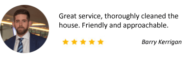 5 star carpet cleaning company rating from barry