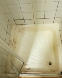 shower tray before
