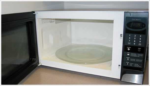 spotless microwave